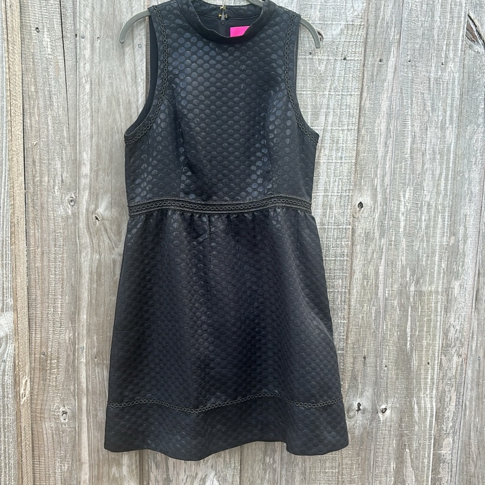 Lilly Pulitzer-12-sleeveless black dress- - Picture 4 of 9